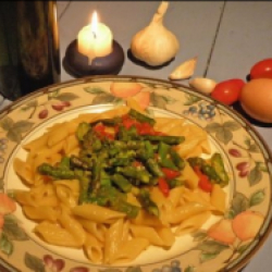 Penne with asparagus-Barone Ltd.