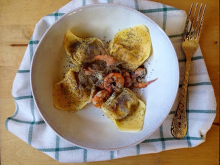 Tortelloni fatti a mano Pastificio Barone ripieni di zucca... al sapore del mar!-Barone d.o.o.