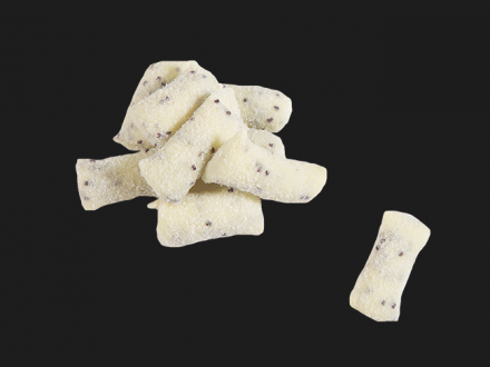 Tronchetti fritti al gusto di semi di papavero-Barone S.r.l.